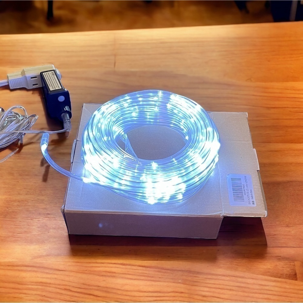 LED Rope Lights,Flexible 66 ft Waterproof Rope Lighting Strip White